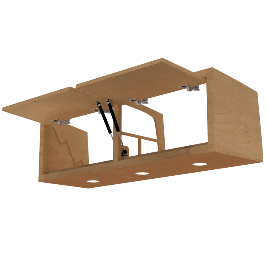 Ford Transit Van Baltic Birch Upper Cabinets 2015-2024