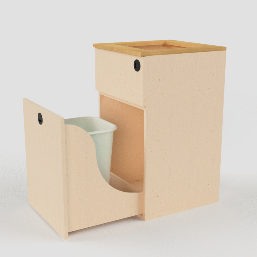 Universal Van Galley Sink Module with Storage (Sprinter, Transit, & Promaster)